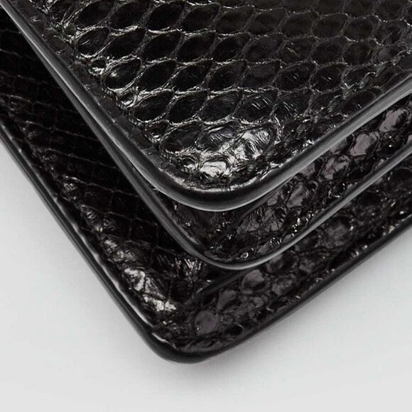 Gucci Black Snakeskin Small Dionysus Small Shoulder Bag - Picture 4 of 12